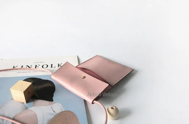 Cute Leather Womens Slim Cell Phone Purse Crossbody Purses Shoulder Bag for Women