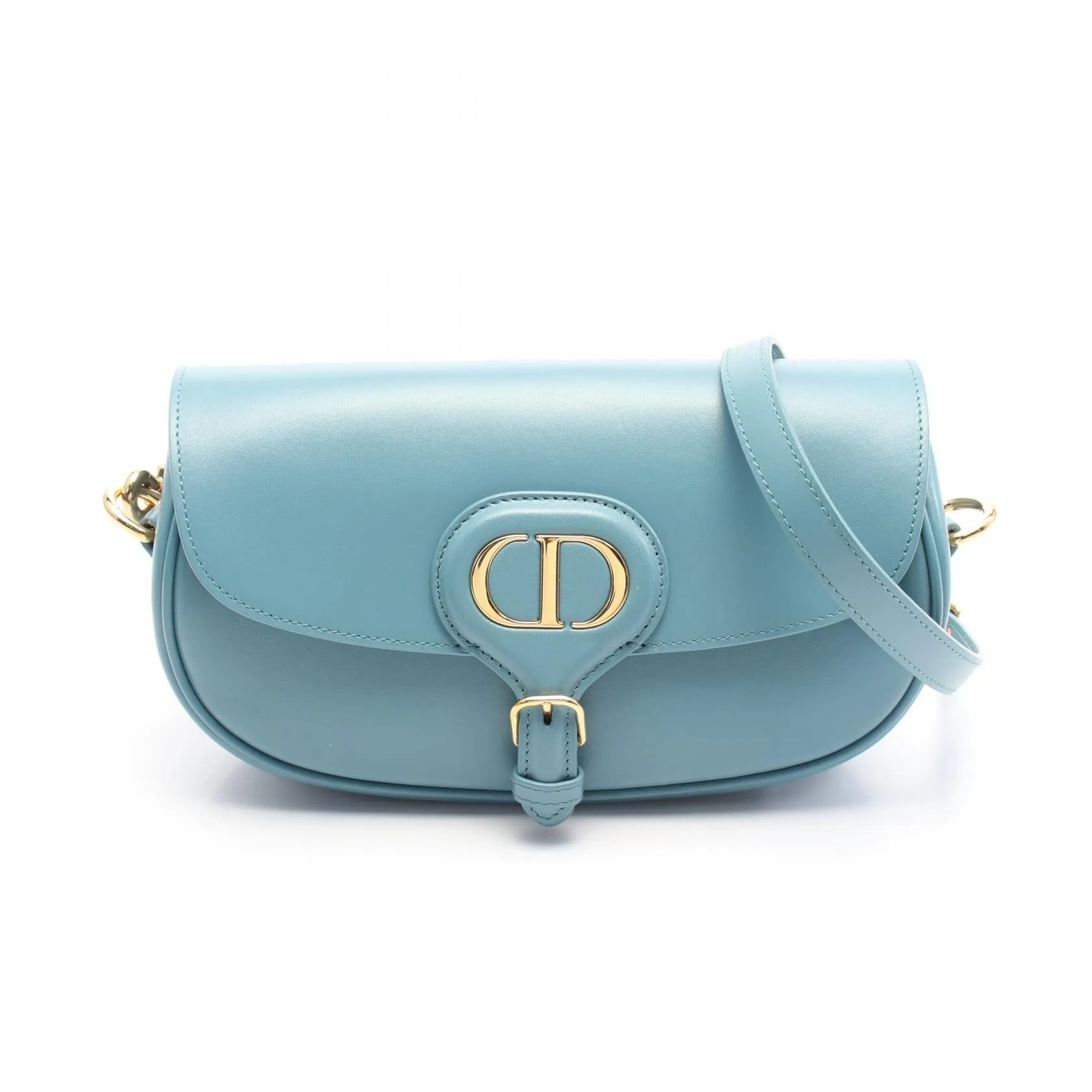 Dior Bobby East-West Leather Shoulder Bag Blue