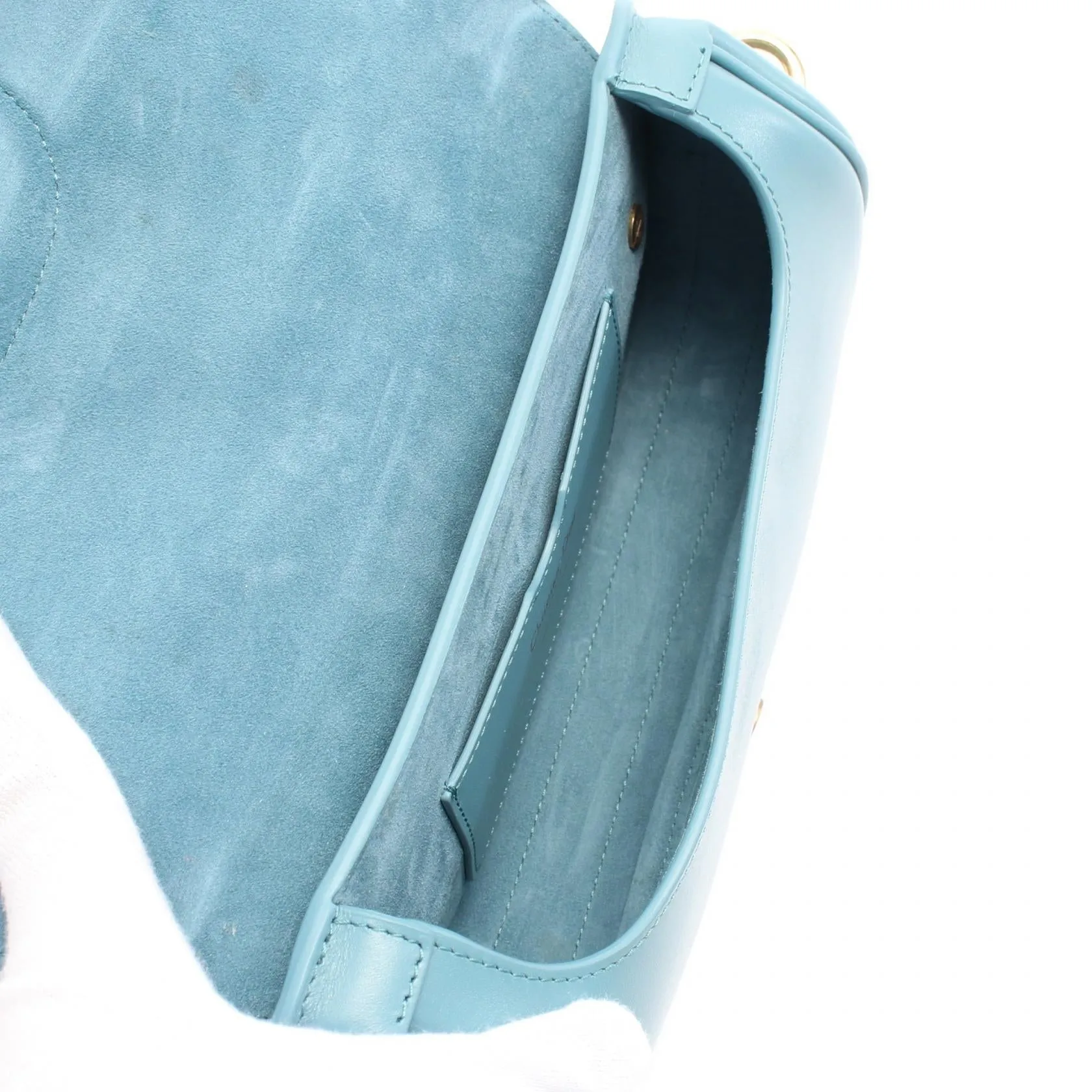 Dior Bobby East-West Leather Shoulder Bag Blue