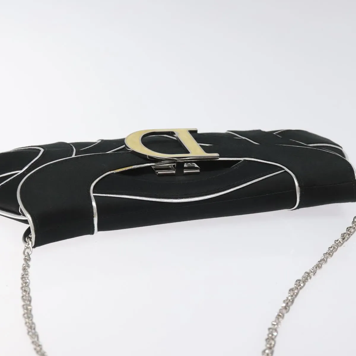 Dior D Silk Shoulder Bag (Pre-Owned)