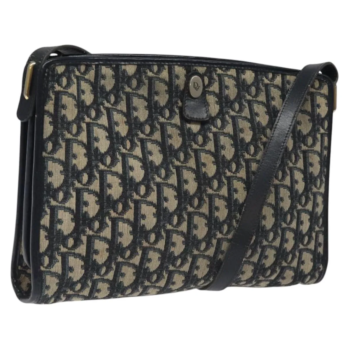 Dior Diorissimo Canvas Shoulder Bag (Pre-Owned)