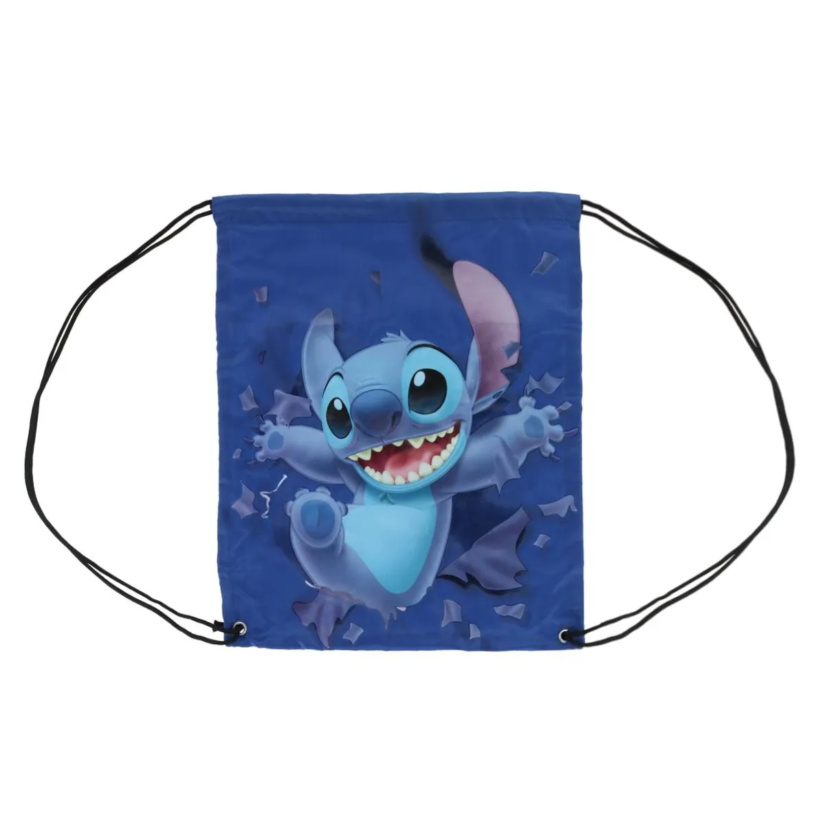 Disney Stitch Breaking Free Drawstring Backpack Bag