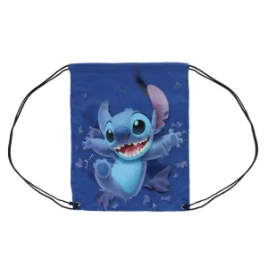 Disney Stitch Breaking Free Drawstring Backpack Bag
