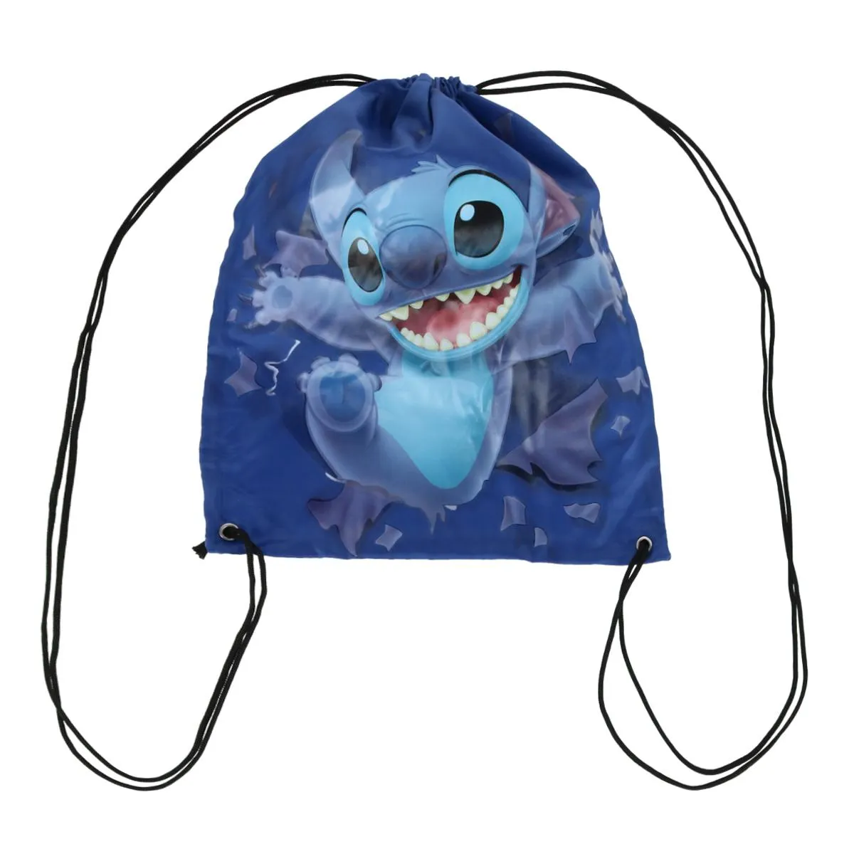 Disney Stitch Breaking Free Drawstring Backpack Bag