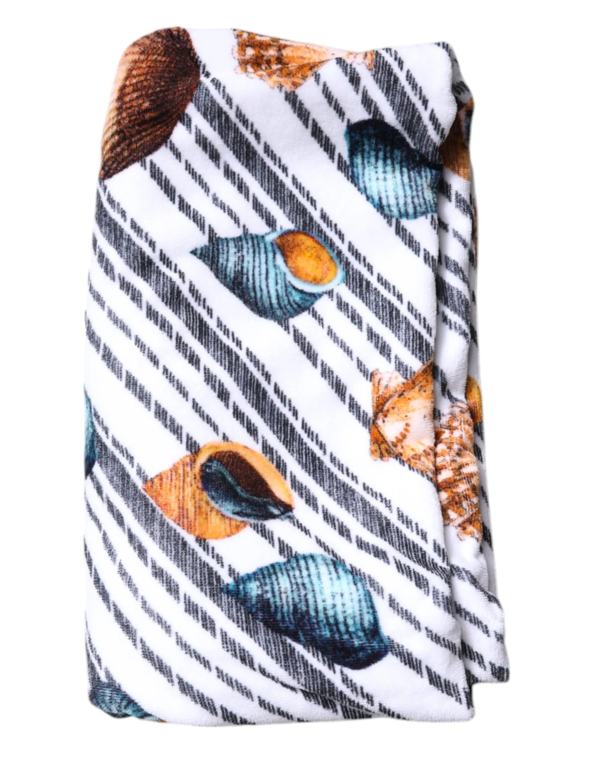 Dolce & Gabbana multi Stripes Seashells Beach Women's Towel