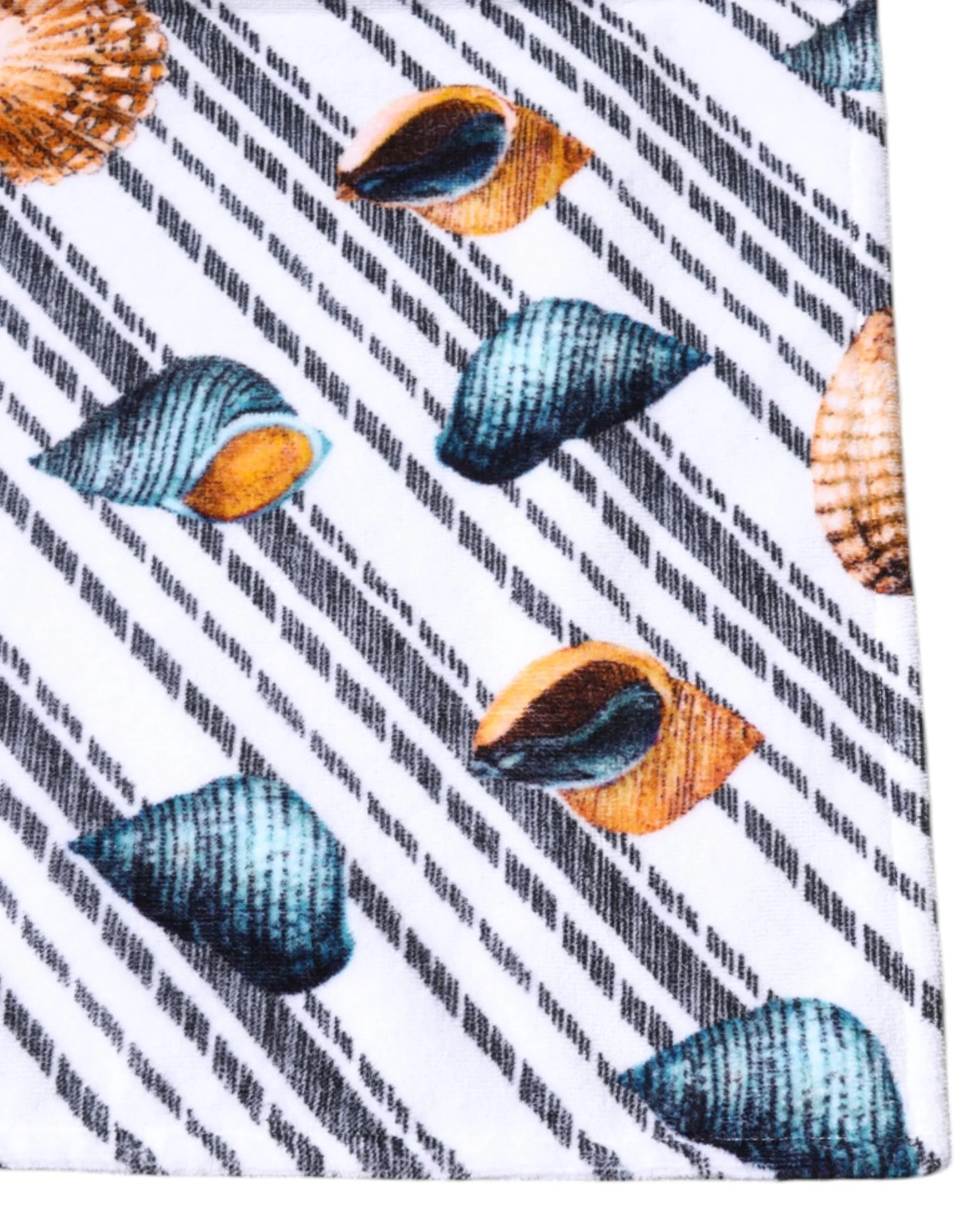Dolce & Gabbana multi Stripes Seashells Beach Women's Towel