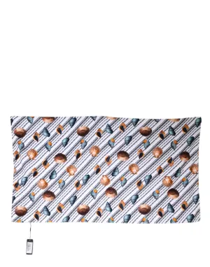 Dolce & Gabbana multi Stripes Seashells Beach Women's Towel