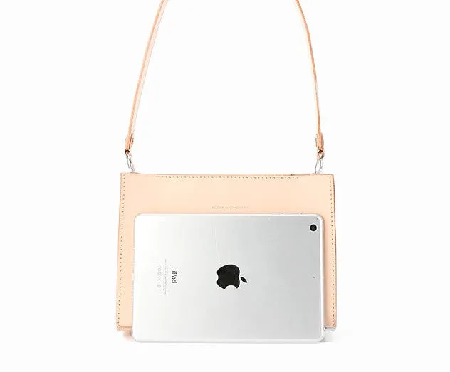 Fashion Beige Leather Women Box Tote Bag Box Handbag Shoulder Bag For Women