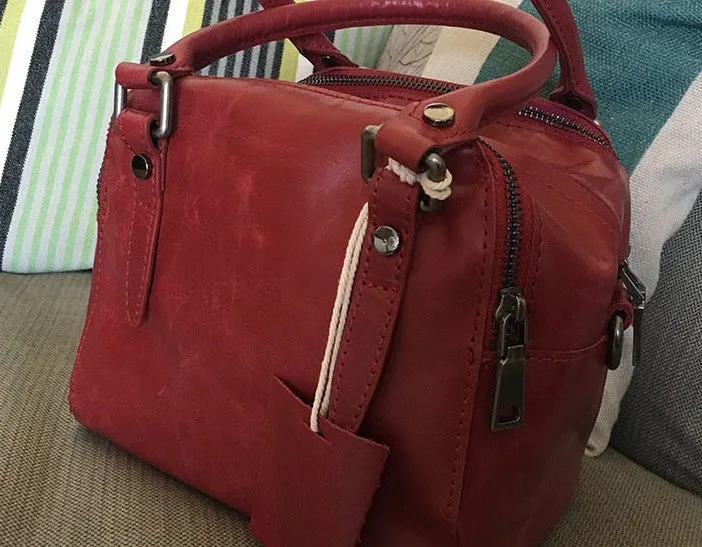 Fashion WOMENs LEATHER Cube Handbag Shoulder Bag Handbag Purse FOR WOMEN