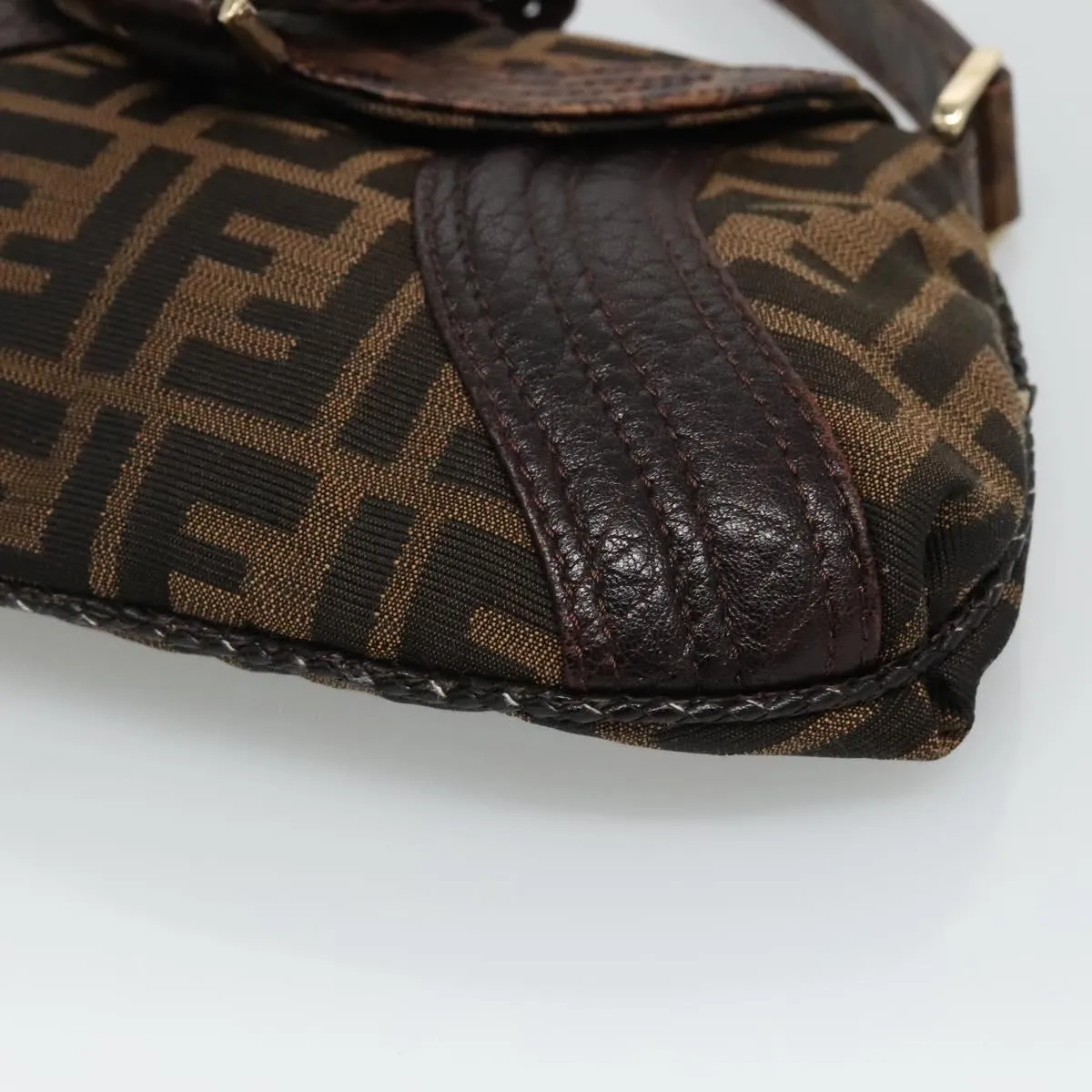 Fendi Canvas Shoulder Bag (Pre-Owned)