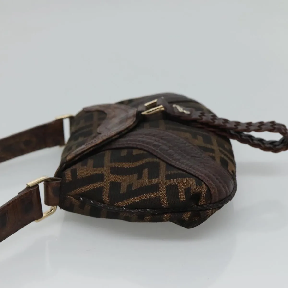 Fendi Canvas Shoulder Bag (Pre-Owned)