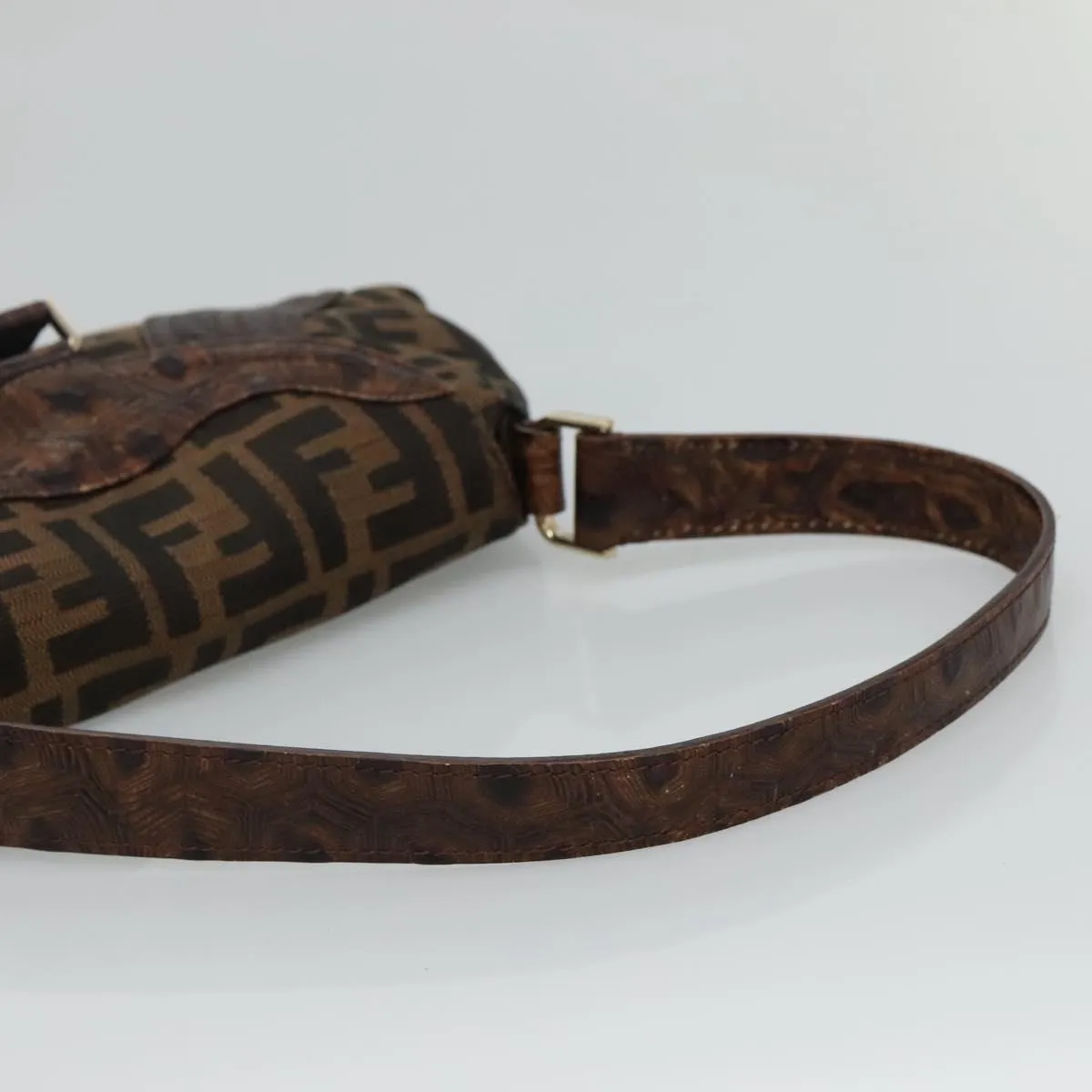 Fendi Canvas Shoulder Bag (Pre-Owned)