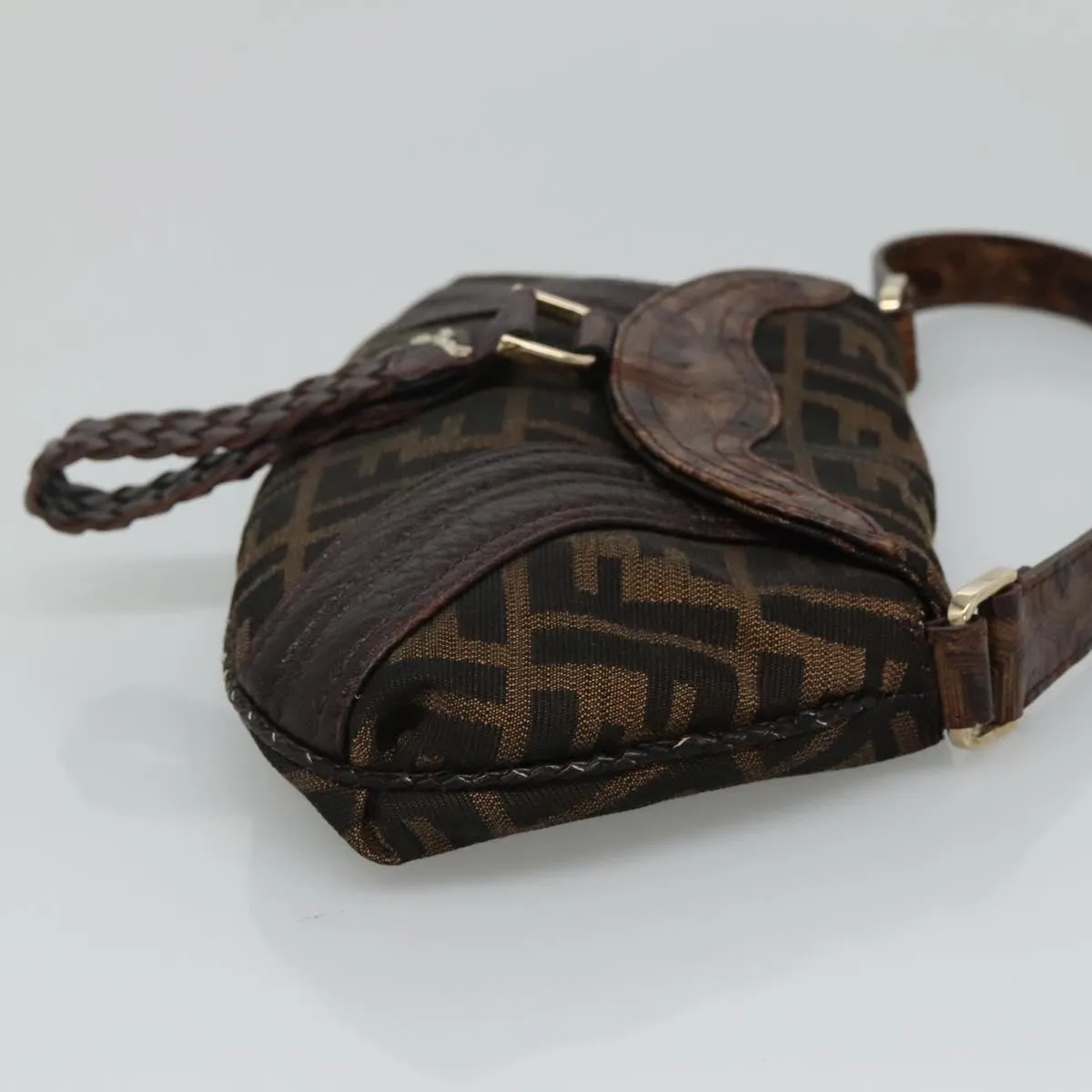 Fendi Canvas Shoulder Bag (Pre-Owned)