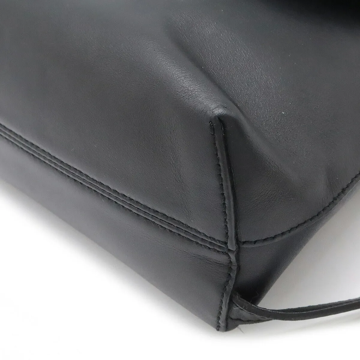 Fendi Leather Backpack 2WAY Black