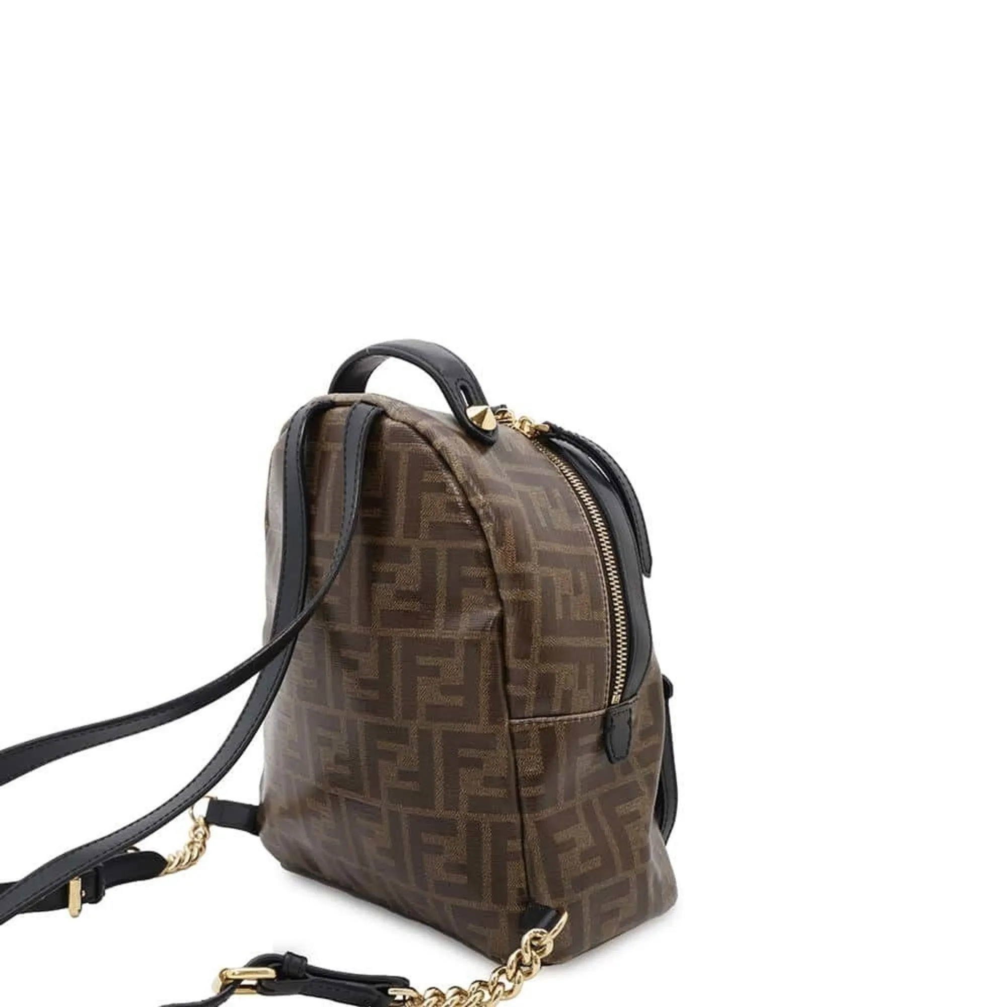 Fendi  Pvc Leather Backpack (Pre-Owned)