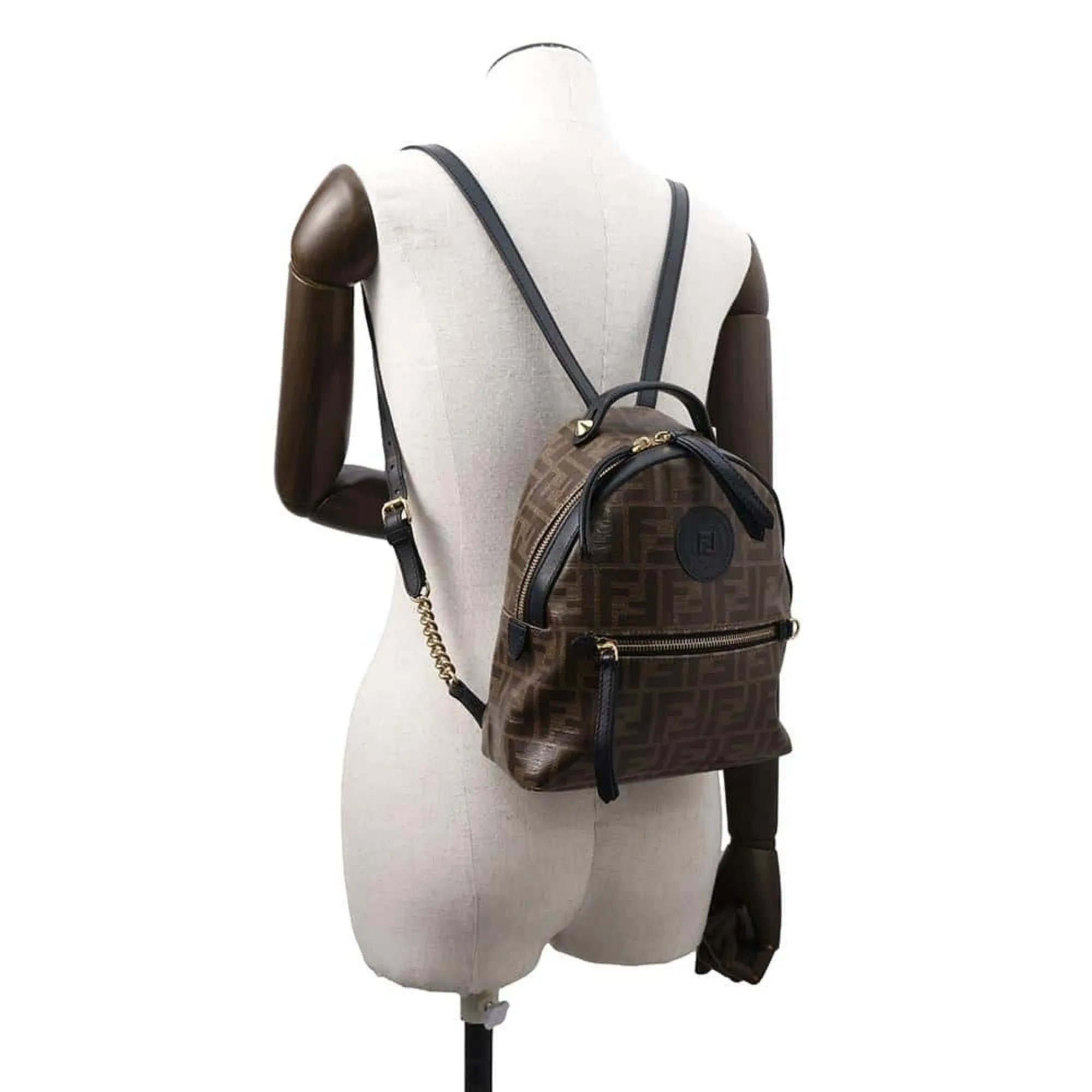 Fendi  Pvc Leather Backpack (Pre-Owned)