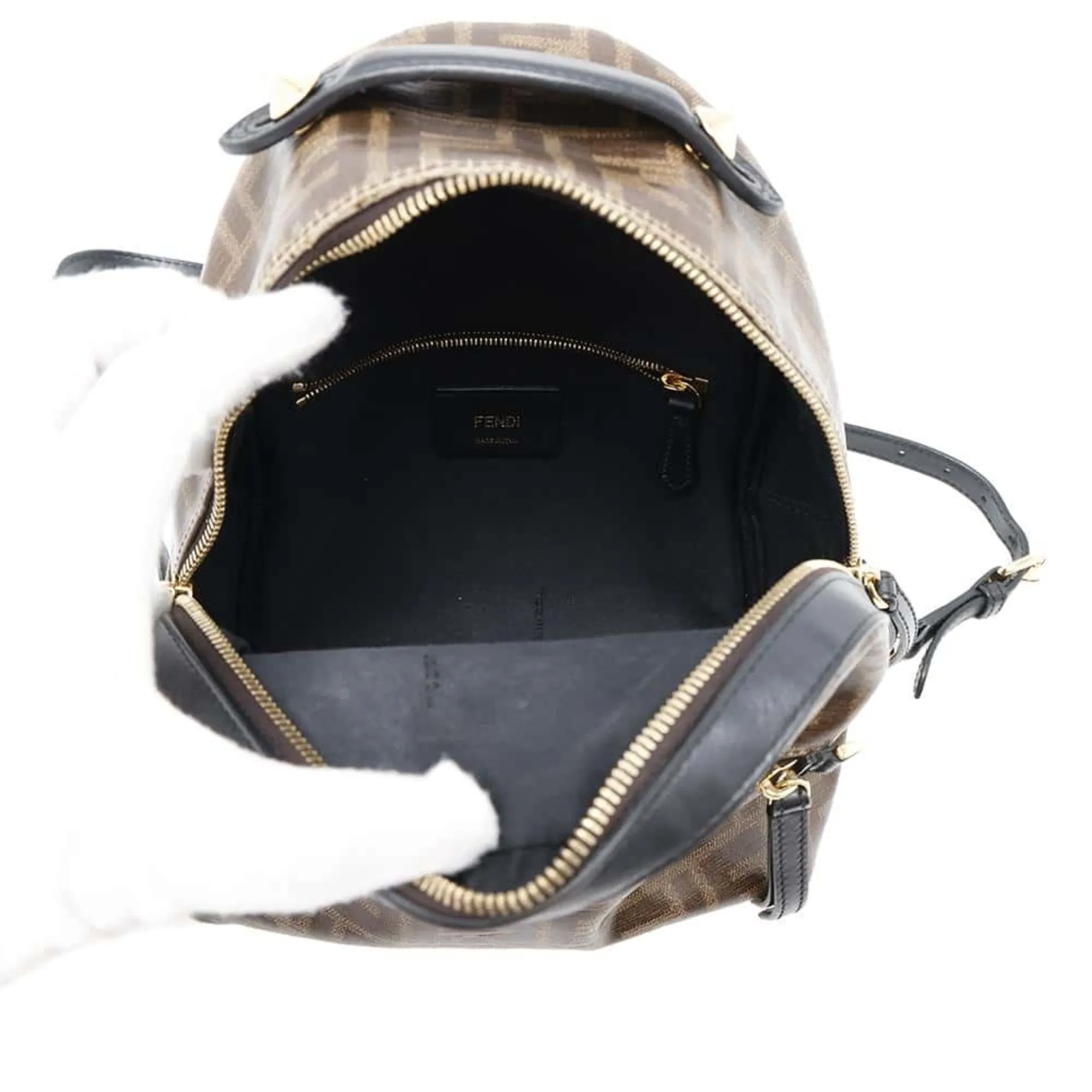 Fendi  Pvc Leather Backpack (Pre-Owned)