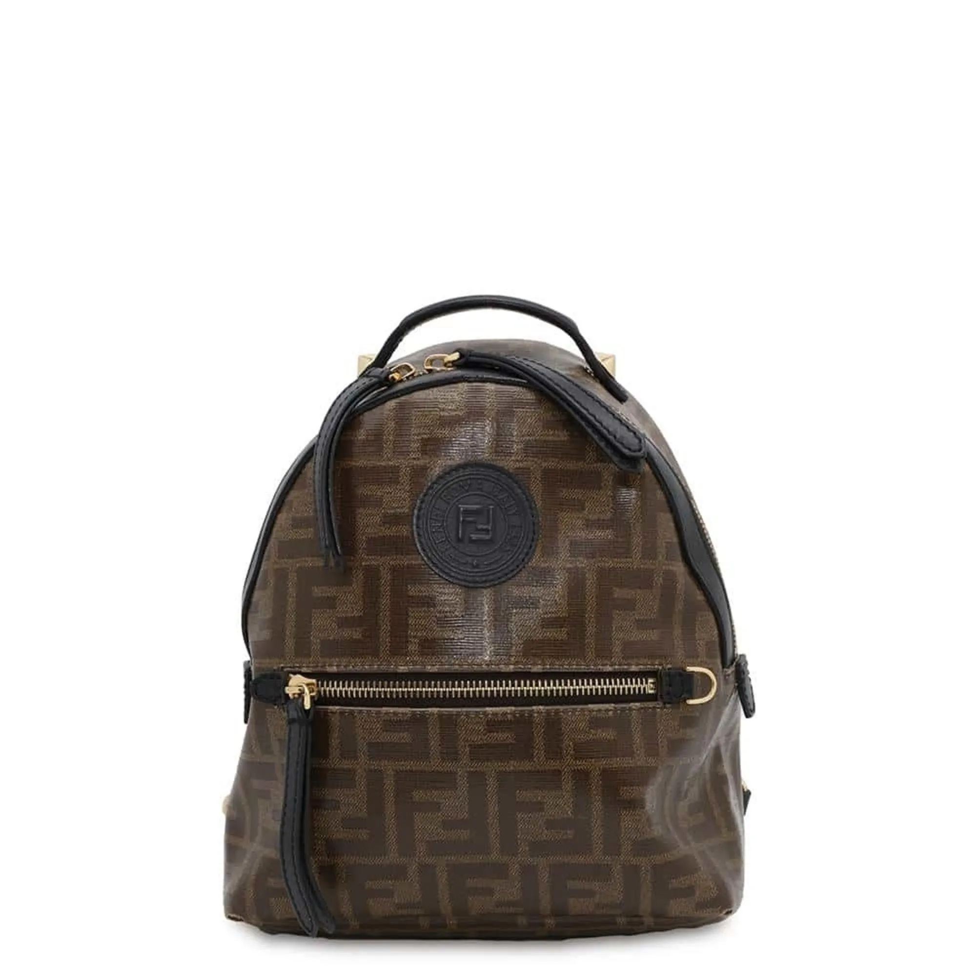 Fendi  Pvc Leather Backpack (Pre-Owned)