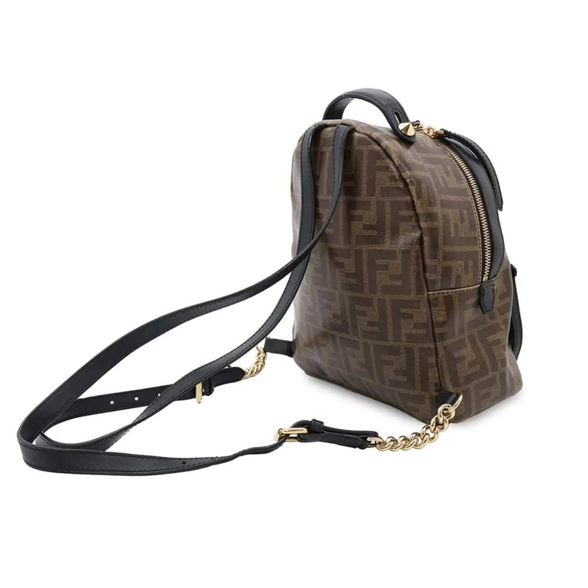 Fendi  Pvc Leather Backpack (Pre-Owned)