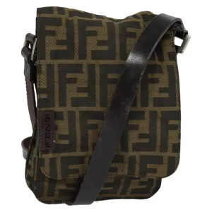 Fendi Zucca Canvas Shoulder Bag (Pre-Owned)