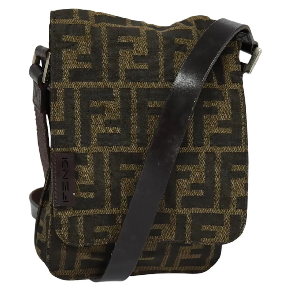 Fendi Zucca Canvas Shoulder Bag (Pre-Owned)