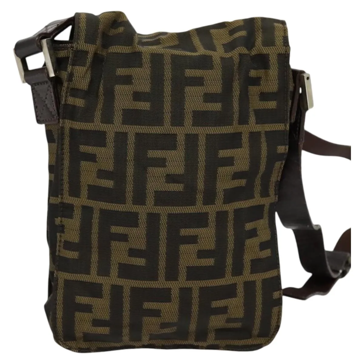 Fendi Zucca Canvas Shoulder Bag (Pre-Owned)