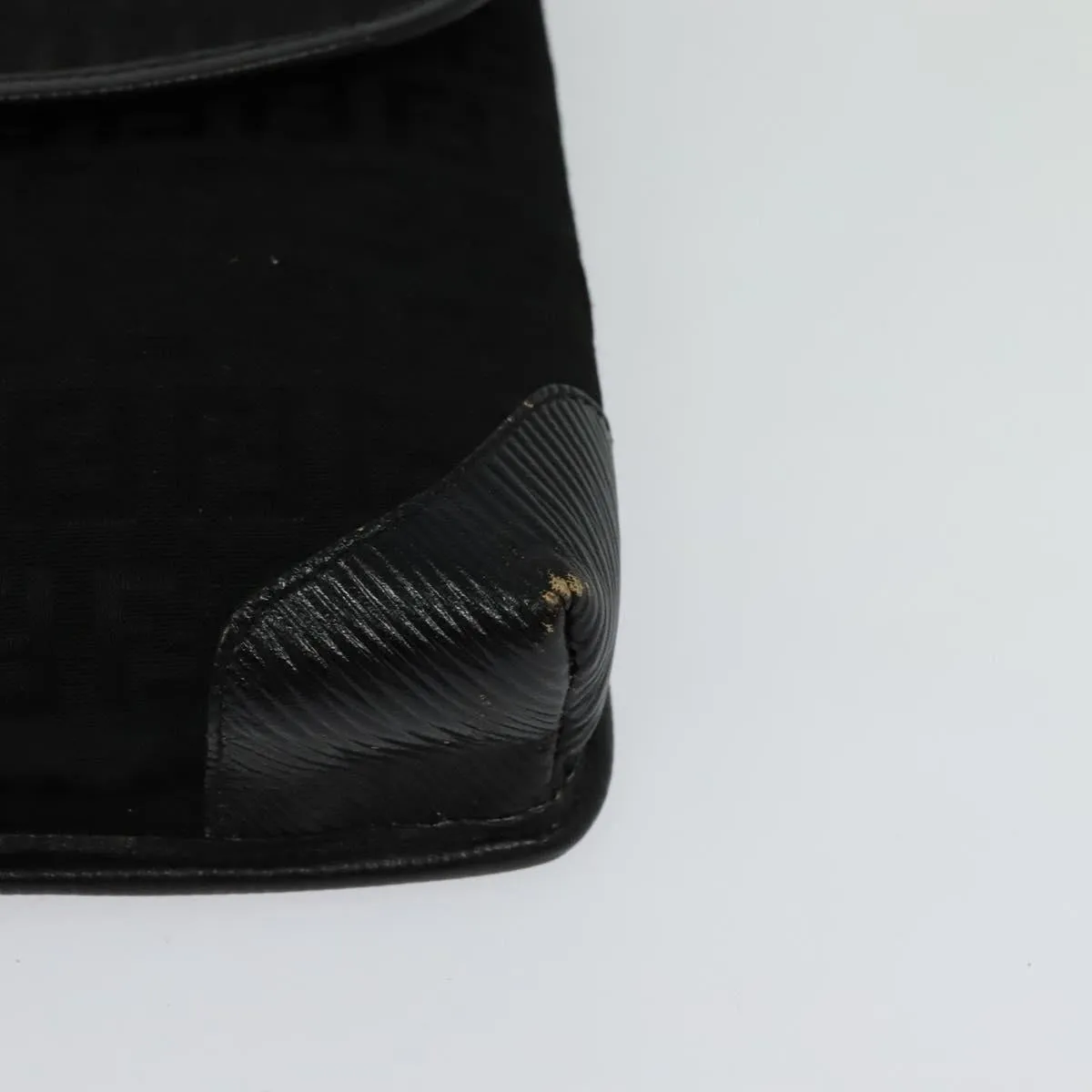 Fendi Zucchino Canvas Shoulder Bag (Pre-Owned)