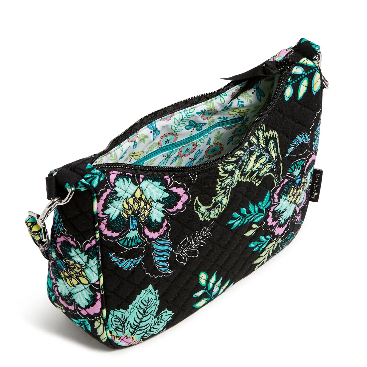 Frannie Crescent Crossbody - Island Garden