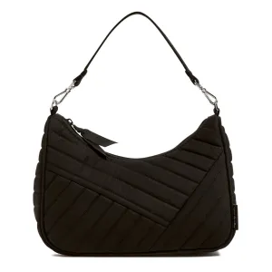 Frannie Mini Crescent Crossbody - Black