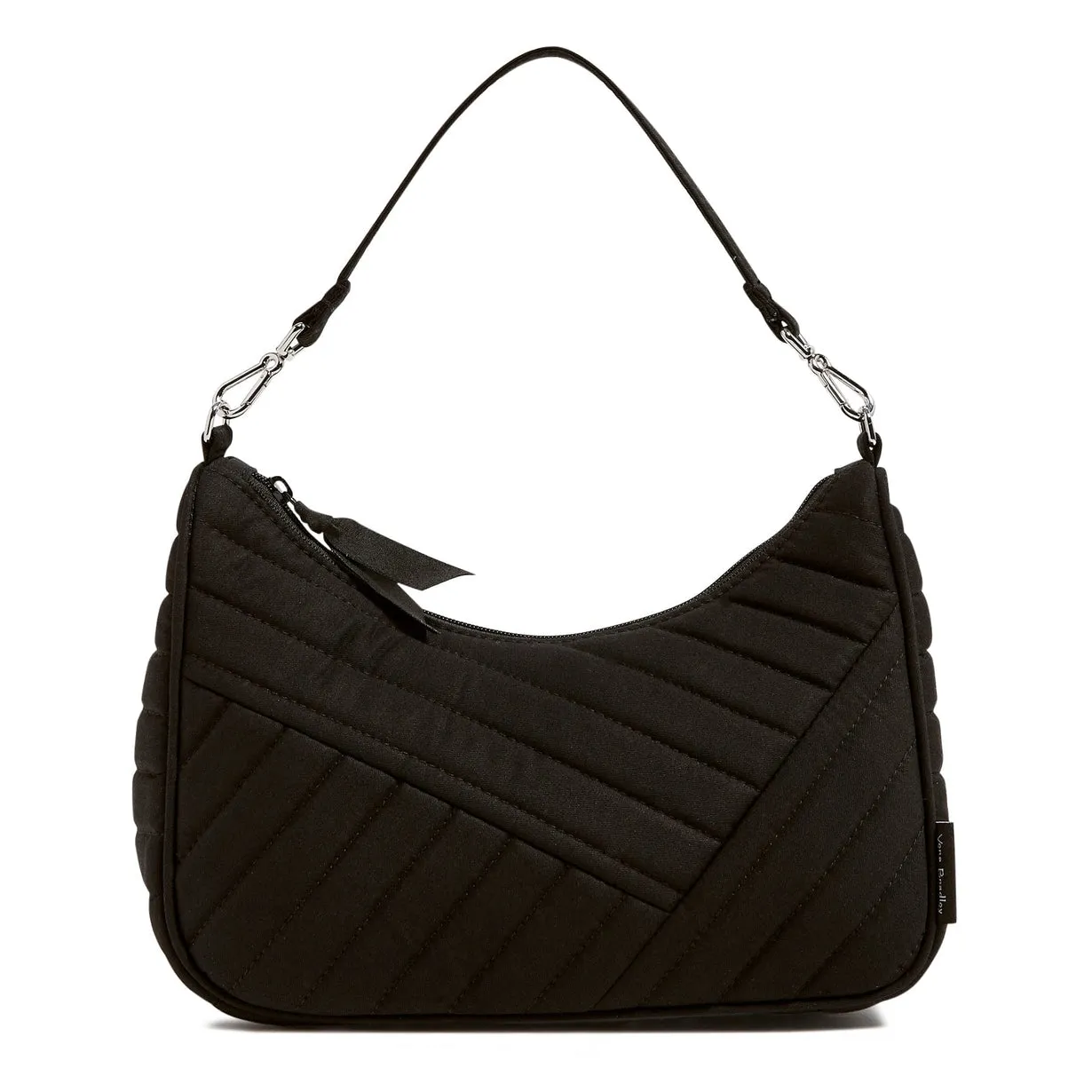 Frannie Mini Crescent Crossbody - Black