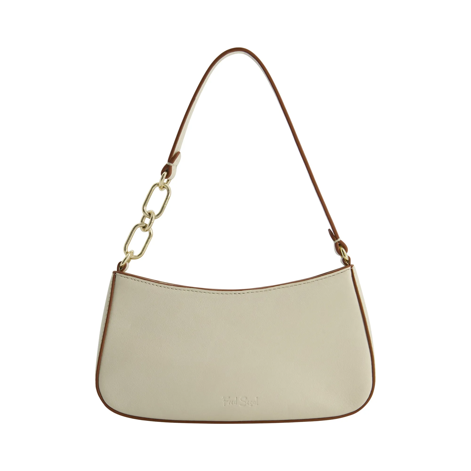 Fred Segal Medium Shine Leather Mini Shoulder Bag
