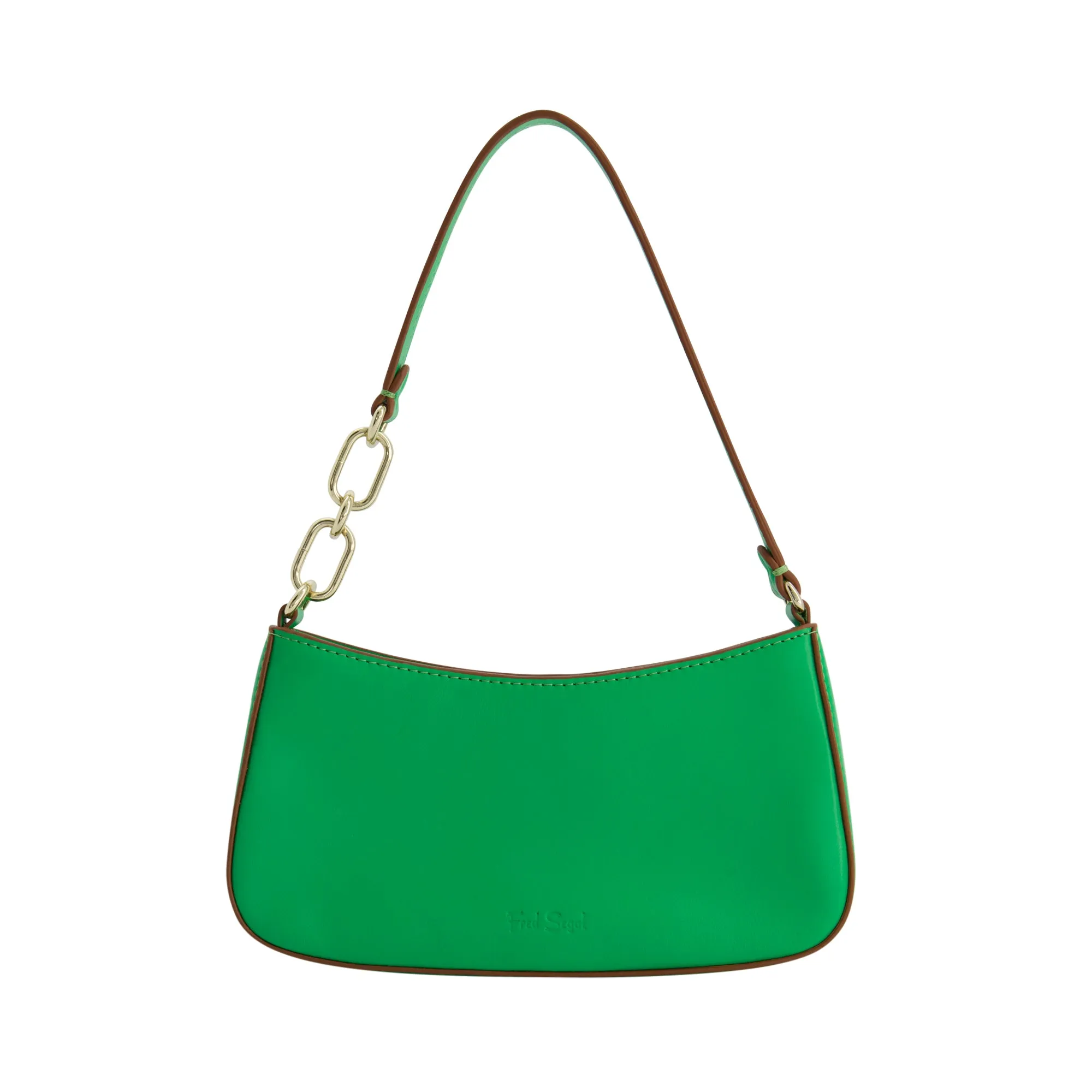 Fred Segal Medium Shine Leather Mini Shoulder Bag