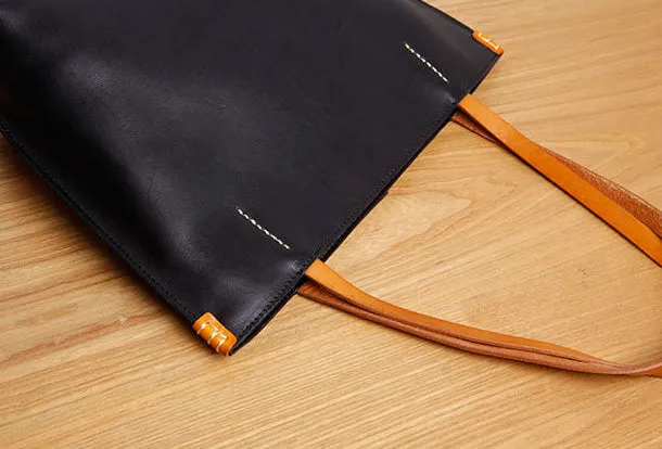 Genuine Leather Handbag Small Tote Bag Shopper Bag Shoulder Bag Purse For Women