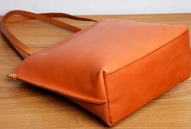 Genuine Leather Handbag Small Tote Bag Shopper Bag Shoulder Bag Purse For Women