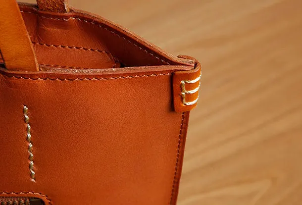 Genuine Leather Handbag Small Tote Bag Shopper Bag Shoulder Bag Purse For Women