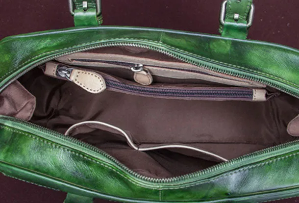 Genuine Leather Handbag Vintage Crossbody Bag Shoulder Bag Purse For Women