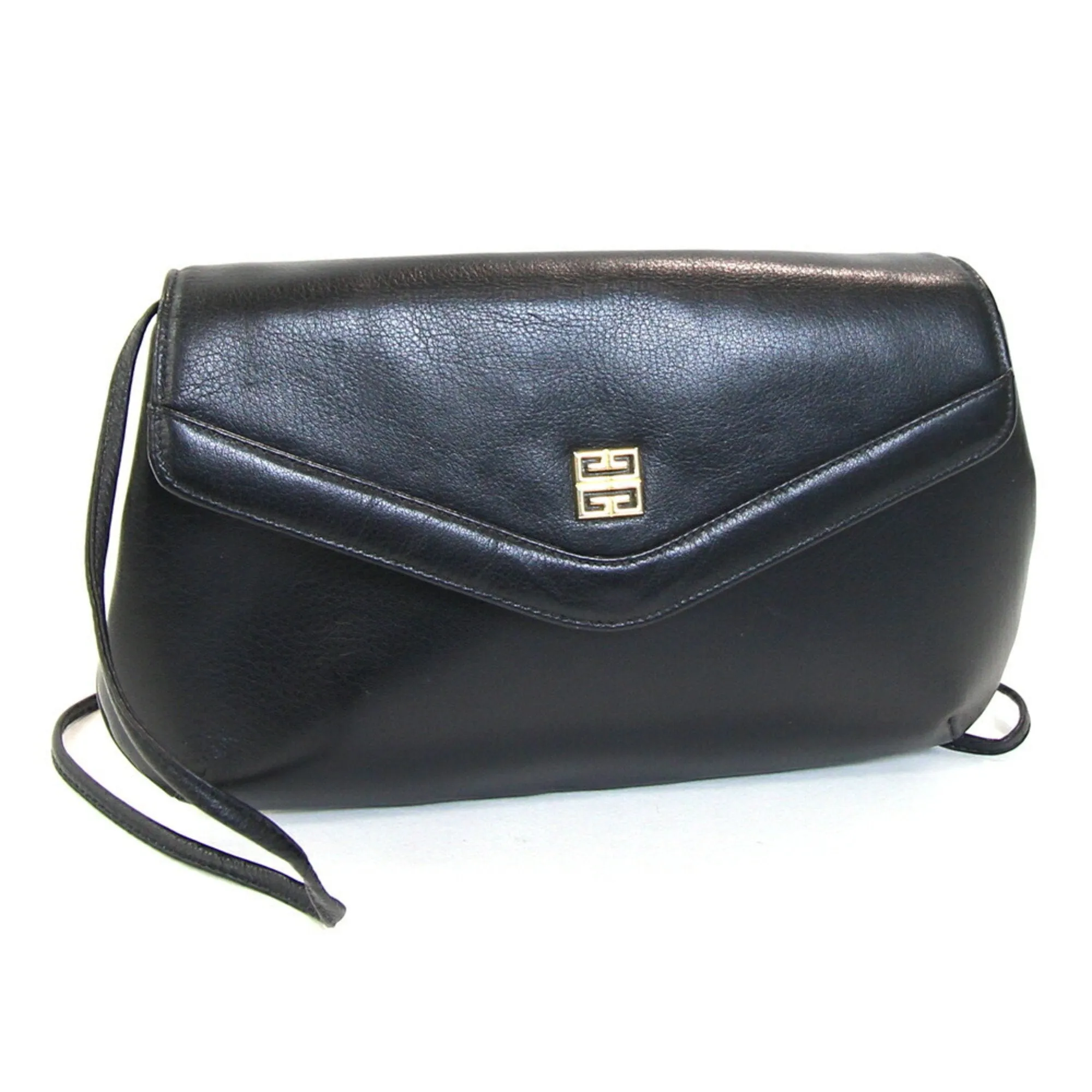 Givenchy Leather Pochette Shoulder Bag (Pre-Owned)