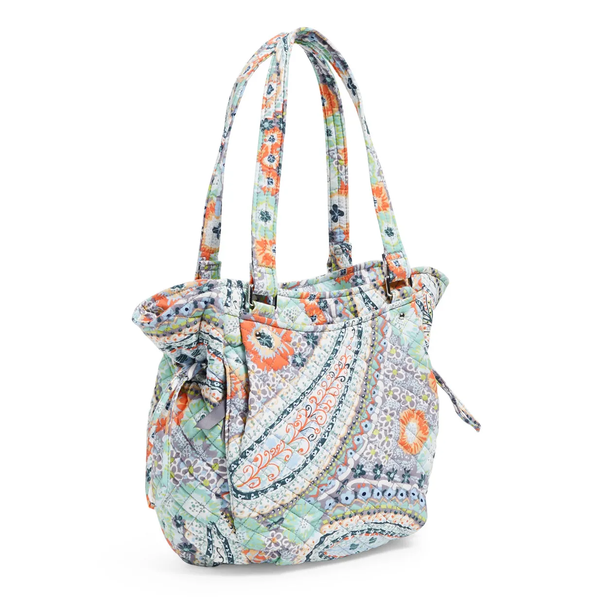 Glenna Satchel - Citrus Paisley