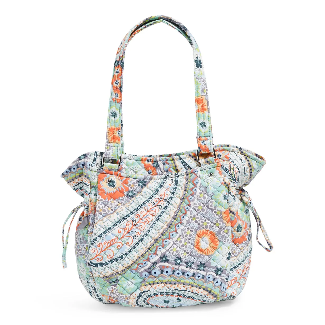 Glenna Satchel - Citrus Paisley