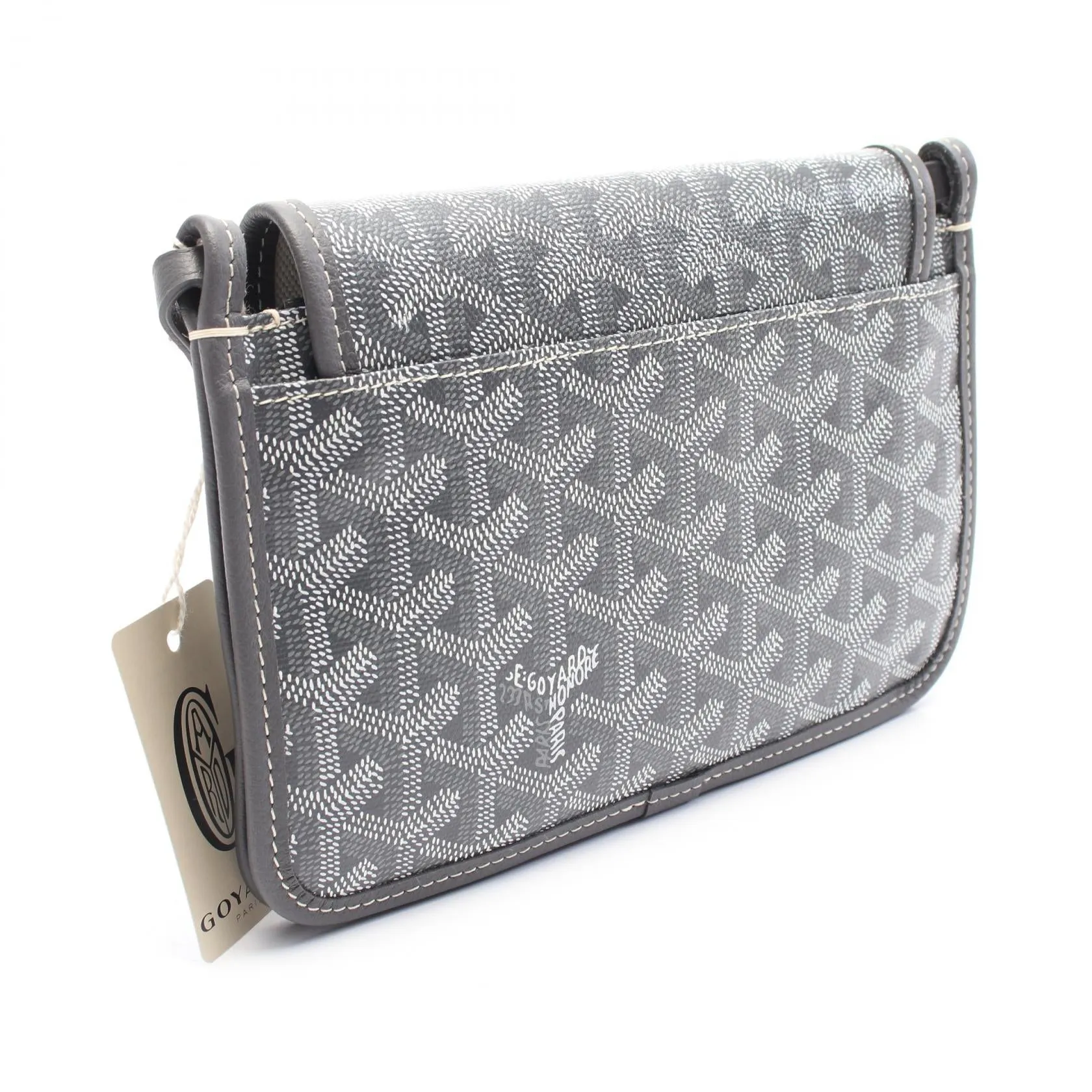 Goyard Plume Pouch Wallet Shoulder Bag PVC Canvas