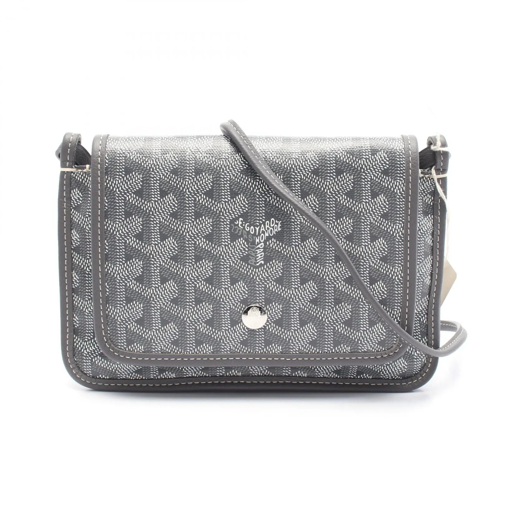 Goyard Plume Pouch Wallet Shoulder Bag PVC Canvas