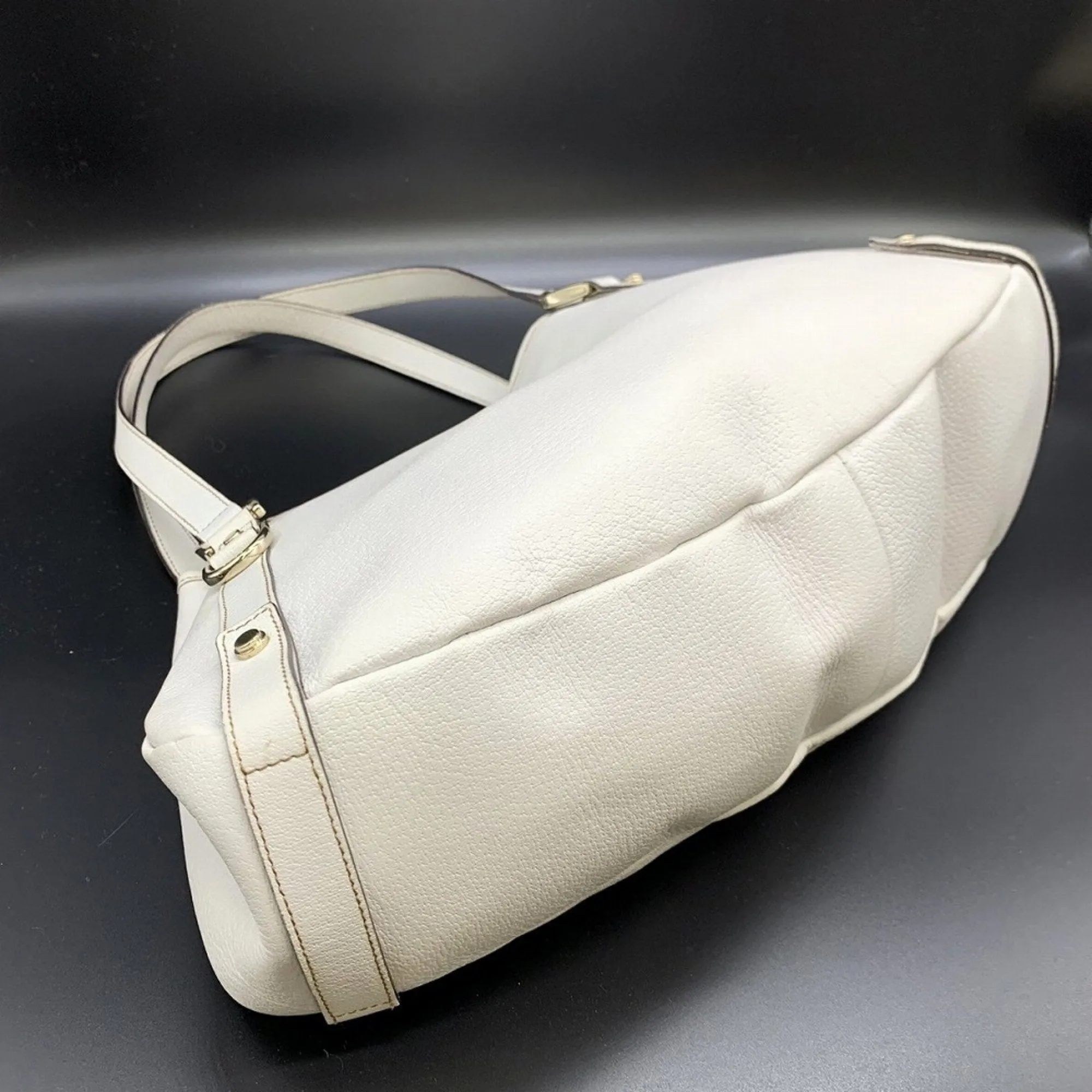 Gucci Abbey Leather Shoulder Bag Tote Bag (Pre-Owned)