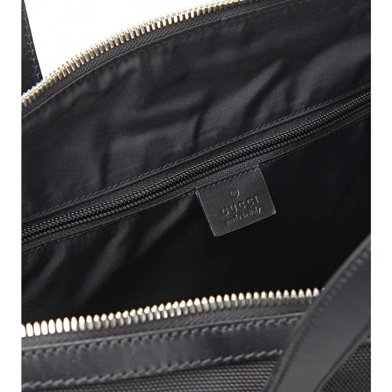 Gucci Black techno canvas duffle bag