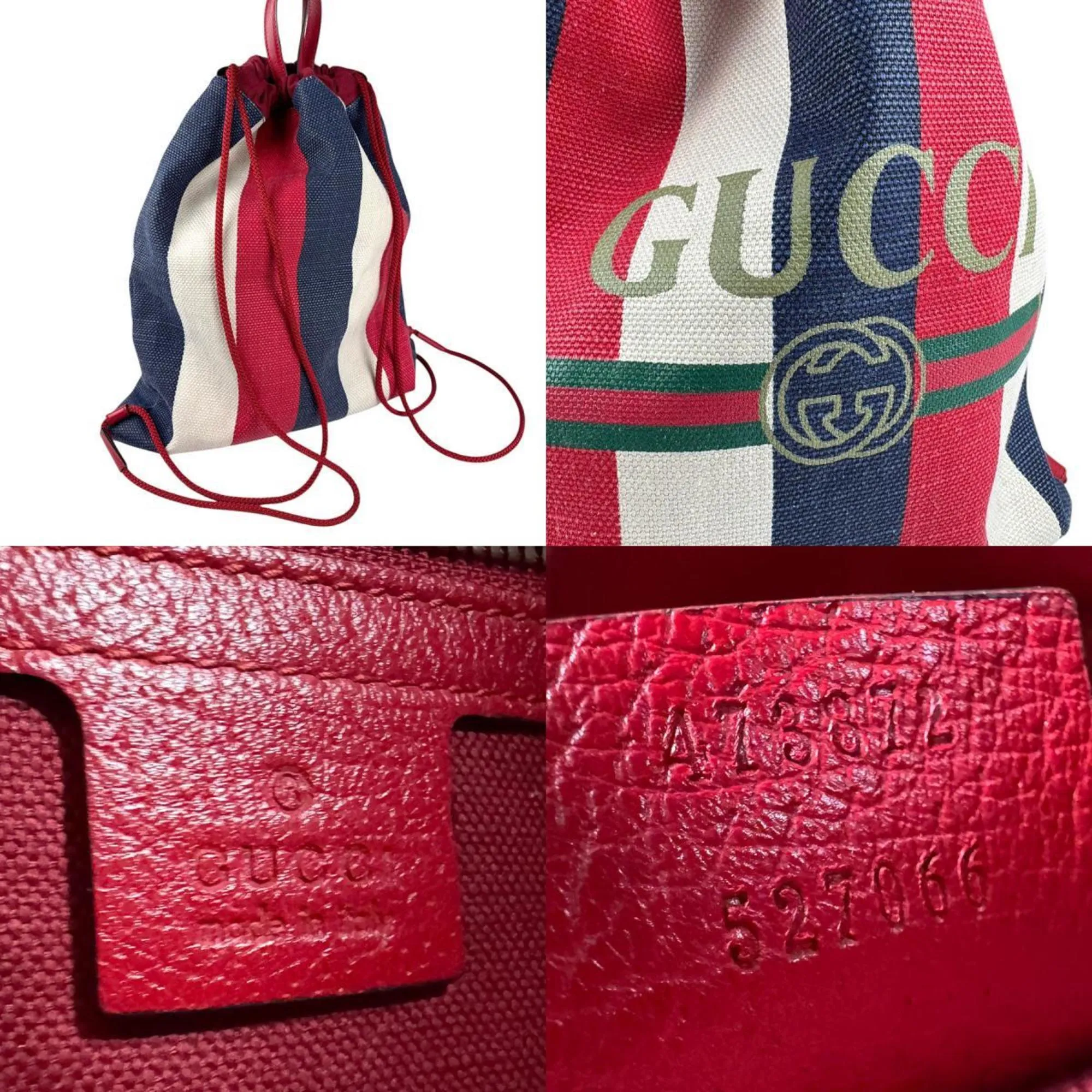 Gucci blue Color Backpack (Pre-Owned)