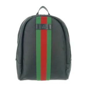 Gucci Canvas Leather Backpack (Pre-Owned)