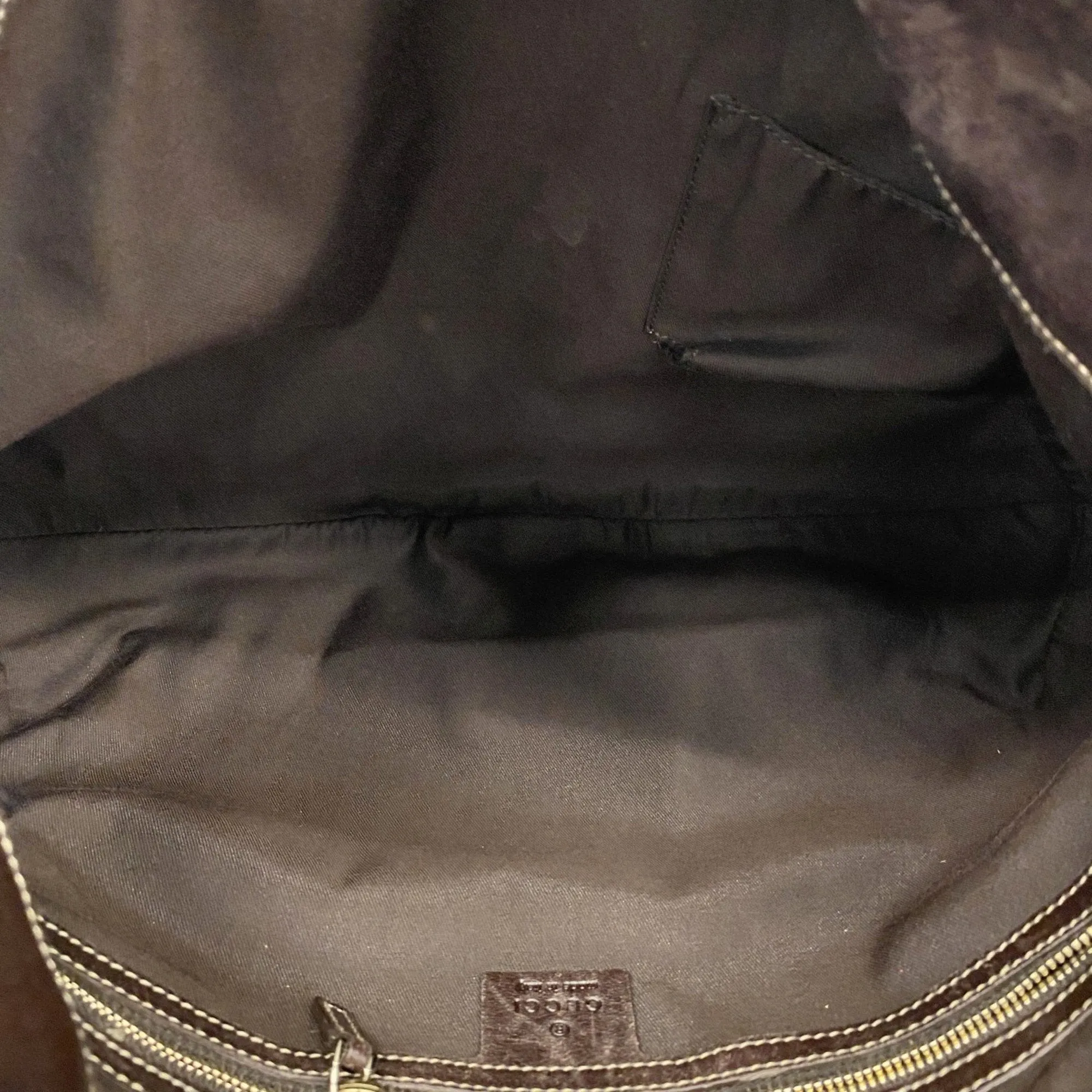 Gucci Canvas Shoulder Bag (Pre-Owned)