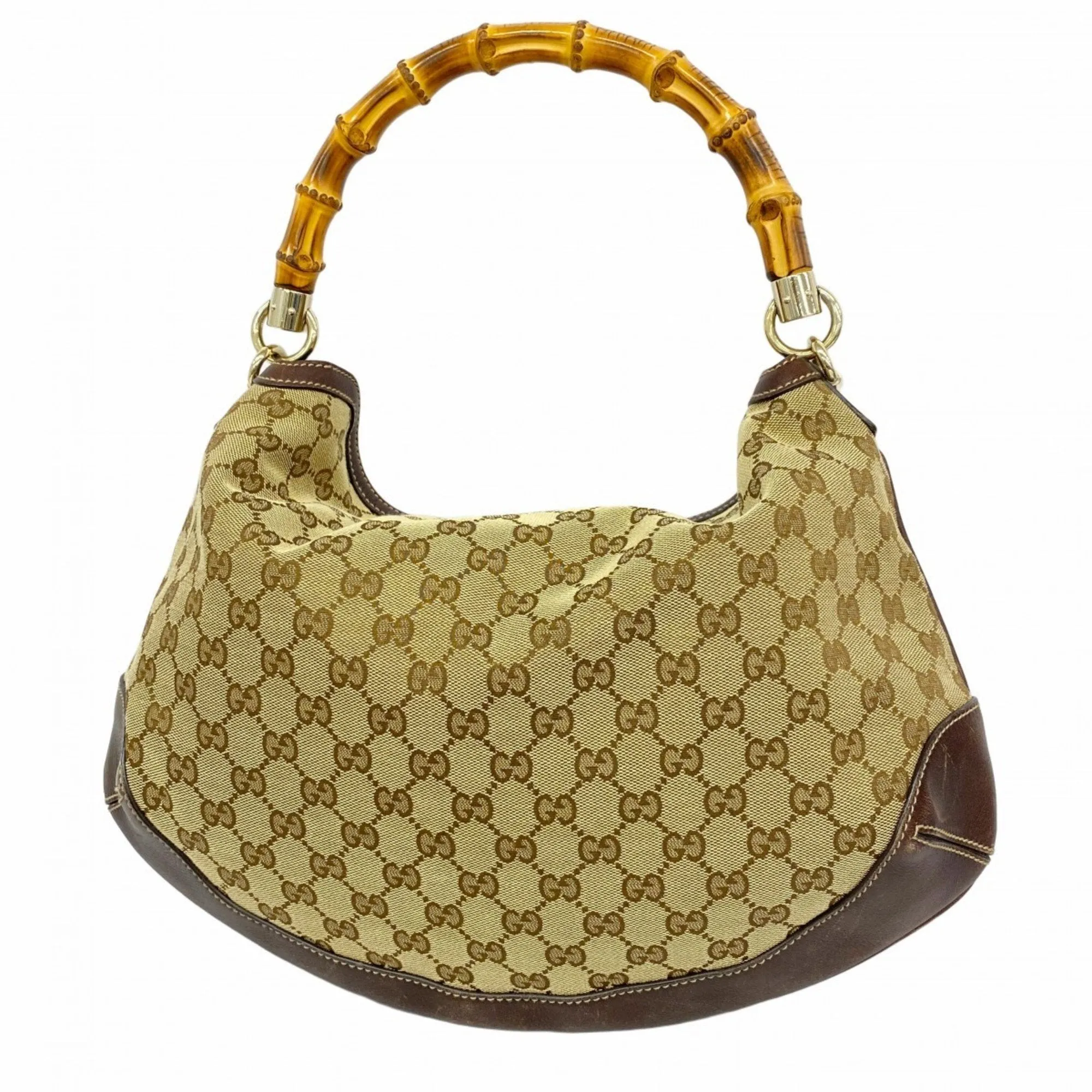 Gucci Canvas Shoulder Bag (Pre-Owned)