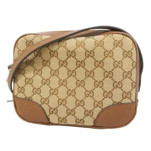 Gucci Canvas Shoulder Bag (Pre-Owned)