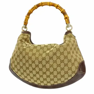 Gucci Canvas Shoulder Bag (Pre-Owned)