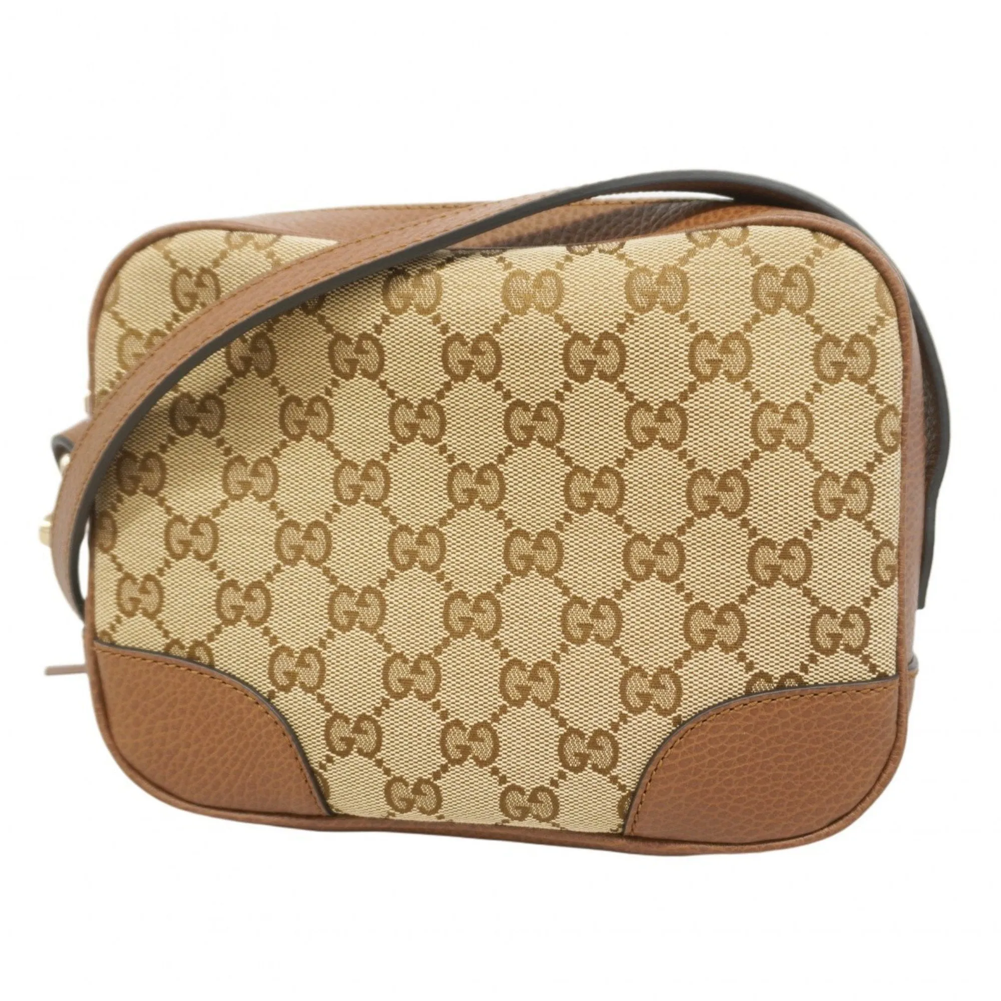 Gucci Canvas Shoulder Bag (Pre-Owned)